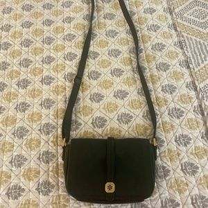 Black Leather Tory Burch Cross Body